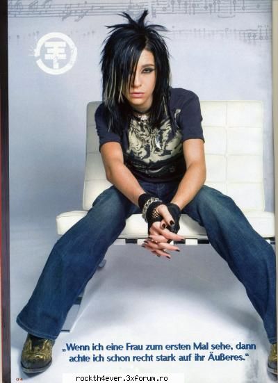 Foto lui Bill - va plac acelea dar mie la nebunie asta - Bill Kaulitz